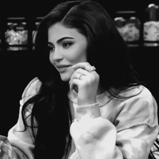 🖤 Kylie Jenner celebrity, kylie jenner, woman, person telegram sticker