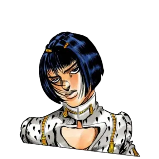 🌟 Bruno Bucciarati JoJo's Bizarre Adventure Anime, Manga, Bruno Bucciarati, JoJo's Bizarre Adventure, Personnage, Sticker, Portrait telegram sticker