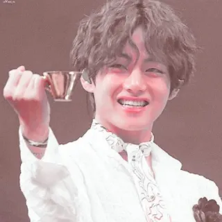 🗼 V V, BTS, K-pop, Cantante, Ídolo, Kim Taehyung telegram sticker