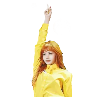 ☝️ Lisa Lisa, Kpop, jari tengah, menyinggung, Idol, wanita telegram sticker
