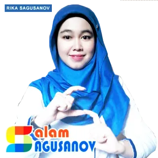 🙏 Rika Sagusanov Kalam Sagusanov whatsapp sticker