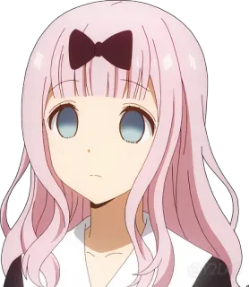 😵 Chika Fujiwara Kaguya-sama: Love Is War Аниме, Милый, Чика Фудзивара, Кагуя-сама: в любви как на войне, Девушка, Розовые волосы telegram sticker