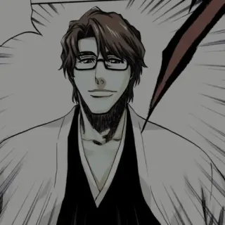 🧬 Sosuke Aizen Bleach Anime, Manga, Bleach, Sosuke Aizen, Karakter, Penjahat telegram sticker