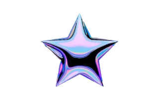 ⭐️ звезда, блестящий, радужный, металлический, голографический, градиент, наклейка, небесный whatsapp sticker
