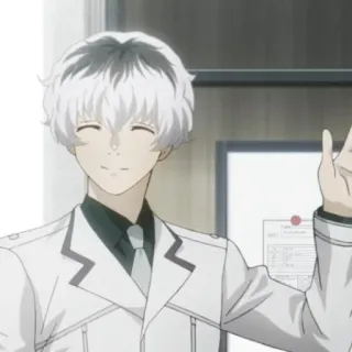 🎩 Haise Sasaki Tokyo Ghoul Anime, Tokyo Ghoul, Haise Sasaki, Personaggio, Ghoul telegram sticker