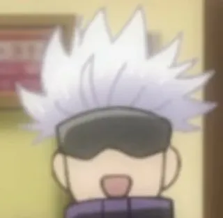 🥢 Satoru Gojo Jujutsu Kaisen Anime, Manga, Gojo, Satoru, Jujutsu, Kawaii telegram sticker