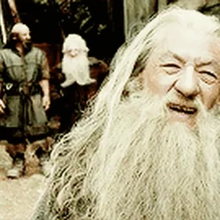 🤷‍♂️ Gandalf Lord of the Rings Tovenaar, Lord of the Rings, Gandalf, Ian McKellen, Midden-aarde, Fantasy telegram sticker