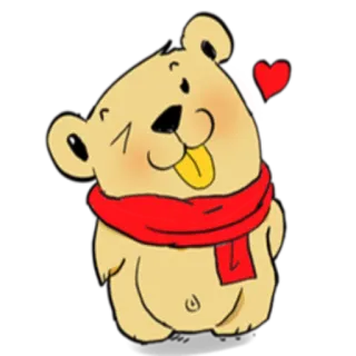 Bear @StikerDi telegram stickers