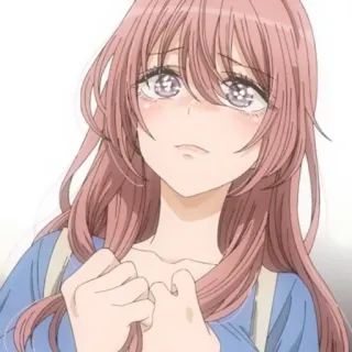 🤩 Anime, Mulher, Garota, Personagem, Ilustração, Retrato telegram sticker