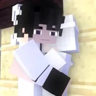🤗 minecraft, anime, cartoni animati, pixel art, 3d telegram sticker