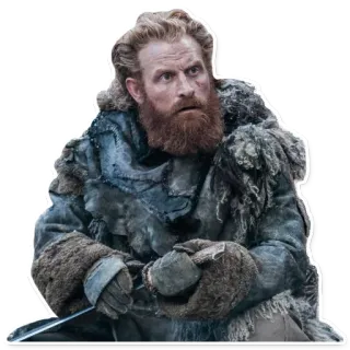 😯 Tormund Giantsbane Game of Thrones fantasie, gevecht, winter, zwaard, krijger whatsapp sticker