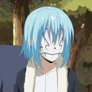 💎 Rimuru Tempest That Time I Got Reincarnated as a Slime Anime, Fantasy, Isekai, Mostro, Slime, Rimuru telegram sticker