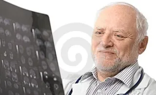 📊 Harold hide the pain, meme, doctor, x-ray, Harold telegram sticker