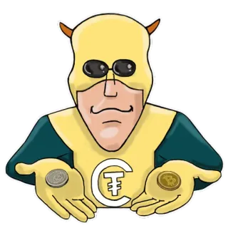 Crypto Time Man - @crypto_time telegram stickers