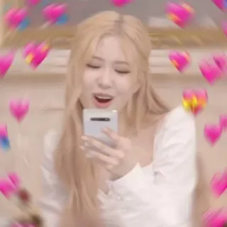 🌹 Rose Rose, Kpop, Blackpink, Idol, Hati, Lucu, Penyanyi telegram sticker