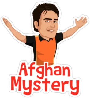 🏏 Afghan Mystery afghanisch, mysteriös, cartoon, sticker telegram sticker