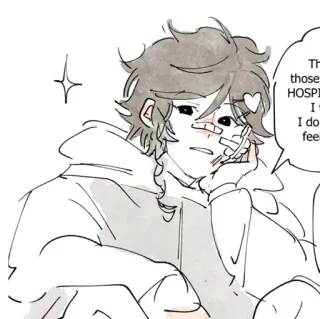 🩹 Those people in HOSPITAL.
I wish
I don't have to feel Anime, Manga, Hôpital, Triste, Blessé telegram sticker