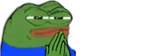 🐸 Pepe the Frog Pepe the Frog, meme, smug, thinking, internet meme telegram sticker
