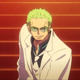 🍾 Zoro One Piece Аниме, Ван Пис, Зоро, Ророноа Зоро telegram sticker
