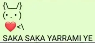 🌟 SAKA SAKA YARRAMI YE telegram sticker