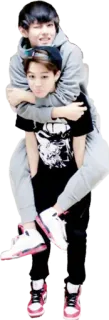 💞 people, friends, casual, youth, friendship telegram sticker