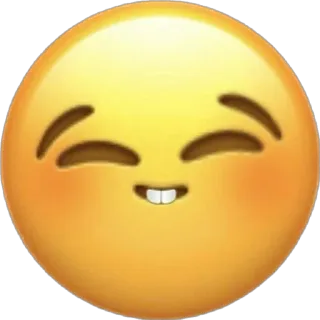 😁 อีโมจิ, ยิ้ม, น่ารัก, มีความสุข, ตลก telegram sticker