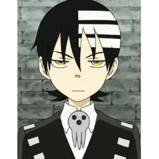 😐 Death the Kid Soul Eater Anime, Dibujos animados, Personaje, Soul Eater, Death the Kid whatsapp sticker