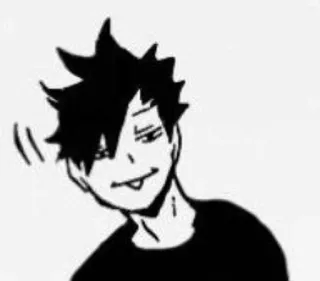 😛 Kuroo Tetsurou Haikyuu Anime, Manga, Haikyuu, Kuroo Tetsurou, Charakter, Sticker telegram sticker