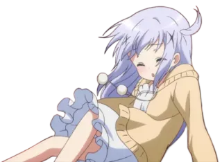 😲 Аниме, Девушка, Милая, Каваий telegram sticker