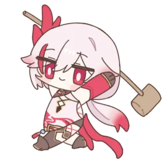 😣 sticker, anime, manga, cute, character, kawaii telegram sticker