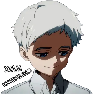 Обещанный Неверленд @nyasticks whatsapp stickers