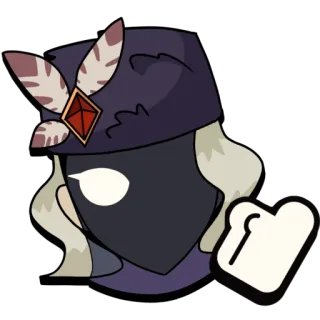 👍 sticker, aanstootgevend, gebaar telegram sticker
