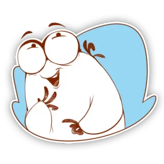 😊 Dibujos animados, Animación, Personaje, Lindo, Amigable, Sonriendo telegram sticker