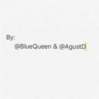 🍍 By: @BlueQueen & @AgustD author, collaboration, social media, username telegram sticker