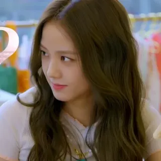 😏 Jisoo kpop, blackpink, sängerin, idol, frau, porträt telegram sticker