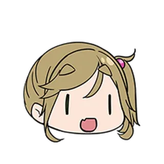 🏕 อนิเมะ, จิบิ, น่ารัก, การ์ตูน, ตัวละคร telegram sticker