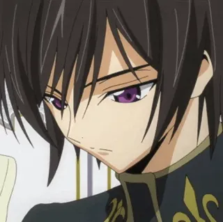 🥀 Lelouch Lamperouge Code Geass Anime, Lelouch, Code Geass, Personaggio, Cartone animato, Giappone, Animazione whatsapp sticker