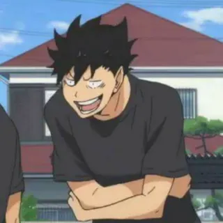 🐾 Anime, Cartoon, Haikyuu, Fanart, Manga, Lustig telegram sticker