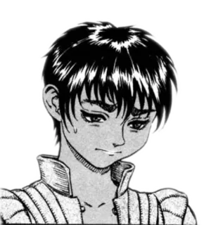 😥 Griffith Berserk Manga, Anime, Buồn, Berserk, Griffith, Đen trắng telegram sticker