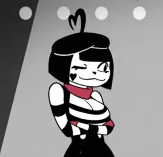 😉 Mimo, Dibujos animados, Artista, Lindo, Boina telegram sticker