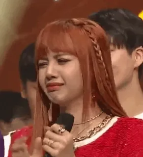 🥂 Lisa kpop, lisa, blackpink, menangis telegram sticker