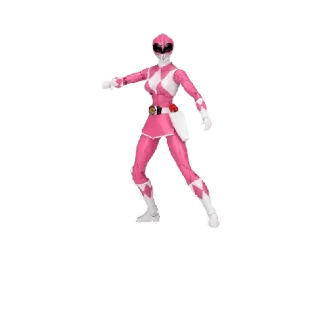 🤗 Pink Ranger Power Rangers Power Rangers, Roze Ranger, Superhero, Actiefiguur, TV Serie telegram sticker