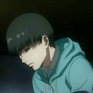 🥀 Ken Kaneki Tokyo Ghoul Аниме, Персонаж, Канеки, Токийский гуль telegram sticker