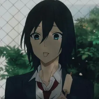 ❤ Izumi Miyamura Horimiya Anime, Schule, Junge, Manga telegram sticker