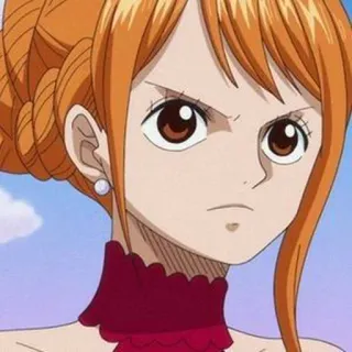 🍊 Nami One Piece Anime, Dessin animé, Nami, One Piece, Manga, Pirate whatsapp sticker
