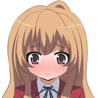 ☺️ Taiga Aisaka Toradora! Anime, Dessin animé, Fille, Personnage, Toradora whatsapp sticker