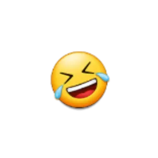 🤣 rindo, emoji, chorar, feliz, engraçado telegram sticker