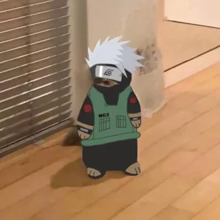 🥷 Kakashi Hatake Naruto kakashi, naruto, anime, ninja, cartoon telegram sticker
