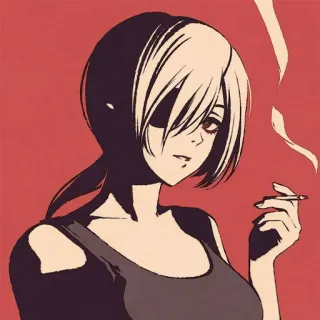 Anime smoking | @Jaim_0 whatsapp stickers