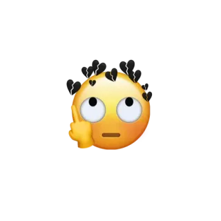 🖕 Emoji, Denken, Neugierig, Gesichtsausdruck, Gesicht telegram sticker